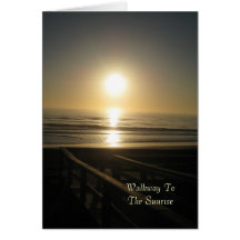 walkwaytothesunrise, Walkway To The Sunrise Card
