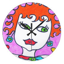 Wall Clock Célia by KrikiSalami