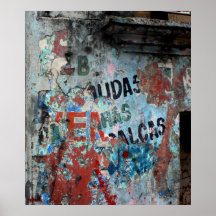 Wall, Manaus, Brazil Posters