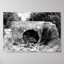 Wall ruins poster