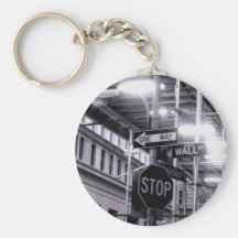 Wall Street keychain