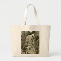 Wall Street Party, end of WW1, 1918 Canvas Bag