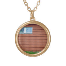 Wall With Building Roof Texture Custom Jewelry