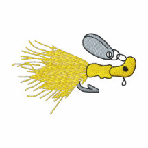 Walleye Jig Embroidered Polo Shirt