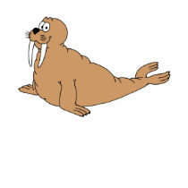 Walrus Cartoon t-shirts