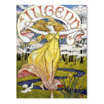 Walter Crane "Jugend" Art Nouveau Postcards