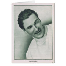 Walter Pidgeon 1931 portrait Card
