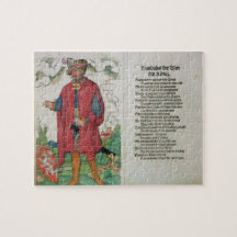 Wandalus, King of the 'Wenden', from 'The Origin o Jigsaw Puzzles