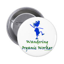 Wandering Organic Worker (WOOFER) Buttons