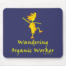 Wandering Organic Worker (WOOFER) Mouse Mats