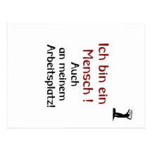 WandlungDesign - Mensch - Arbeitsplatz Postkarte