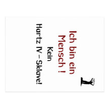 WandlungDesign - Mensch - HartIV Postkarte