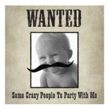 Wanted Poster Invitation