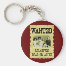 Wanted Poster Keychains