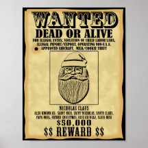 Wanted Poster - Santa Claus