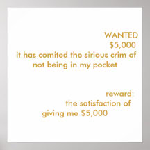 WANTED   ... PRINT