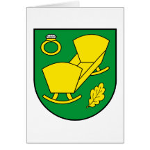 Wappen Gross Schwechten Greeting Card