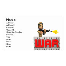 War Business Card