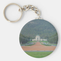 War Memorial At Canberra In Australian Capital Ter Keychain
