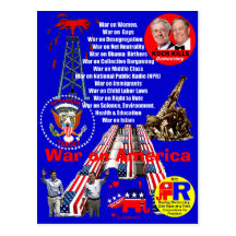 War on America - Postcard