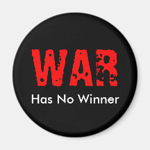 WAR REFRIGERATOR MAGNET
