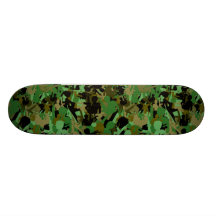 warchildcamoskate custom skate board
