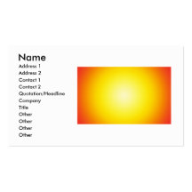 Warm Background Business Card