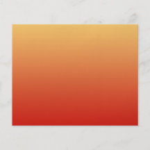 Warm colours, plain design. flyer design