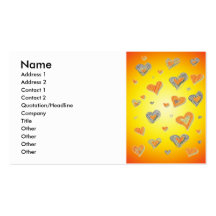 Warm Hearts Business Card