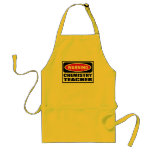 Warning CHEMISTRY TEACHER Apron