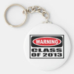 Warning CLASS OF 2013 Key Chain