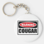 Warning COUGAR Key Chain