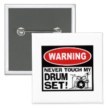 WARNING - DRUMS PIN