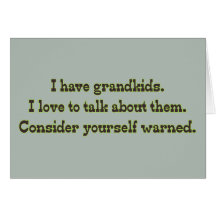 Warning from Grandparents Card
