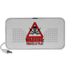 Warning: Pirates At Play Mp3 Speaker