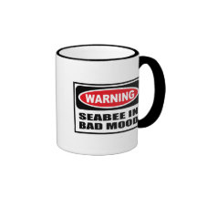 Warning SEABEE IN BAD MOOD Mug