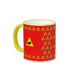 Warnung vor dem Elch Kaffee Tasse