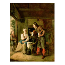 Warrior and Servant, 1653 postcards