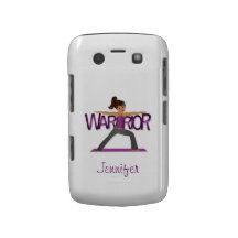 Warrior Yoga Girl Blackberry Case-Mate Case