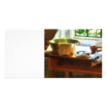 Wash Basin and Soap Photo Greeting Card
