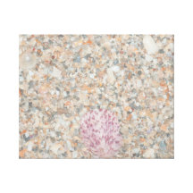 washed crushed shells scallop beach image gallery wrapped canvas