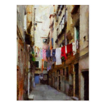 Washing Day Postcard