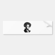 WASHINGTON AFRO BUMPER STICKERS