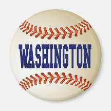 WASHINGTON BASEBALL REFRIGERATOR MAGNETS
