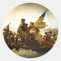 Washington Crossing the Delaware by Emanuel Leutze Stickers