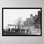 Washington, DC Blacksmith and Horses 1865 Print