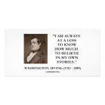 Washington Irving Always At A Loss Believe Stories Picture Card