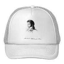 Washington Irving Portrait Mesh Hat