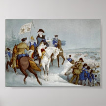 Washington preparing to cross the Delaware Print