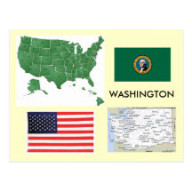 Washington, USA Postcards